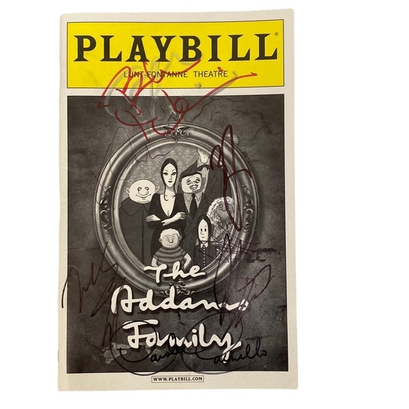 The Addams Family Playbill signed by some cast members - Picture 1 of 8